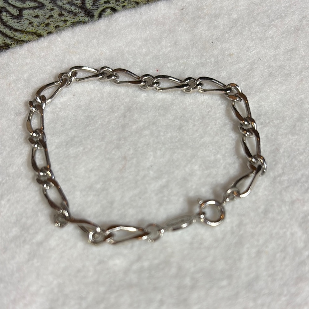 VINTAGE NWOT Napier Elegant Silver Chain Bracelet 7”